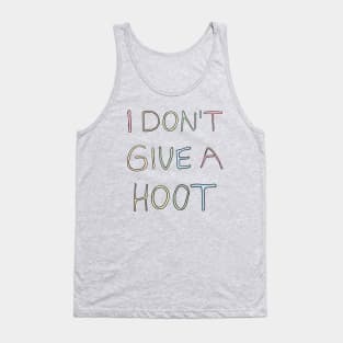 I don't give a hoot Tank Top